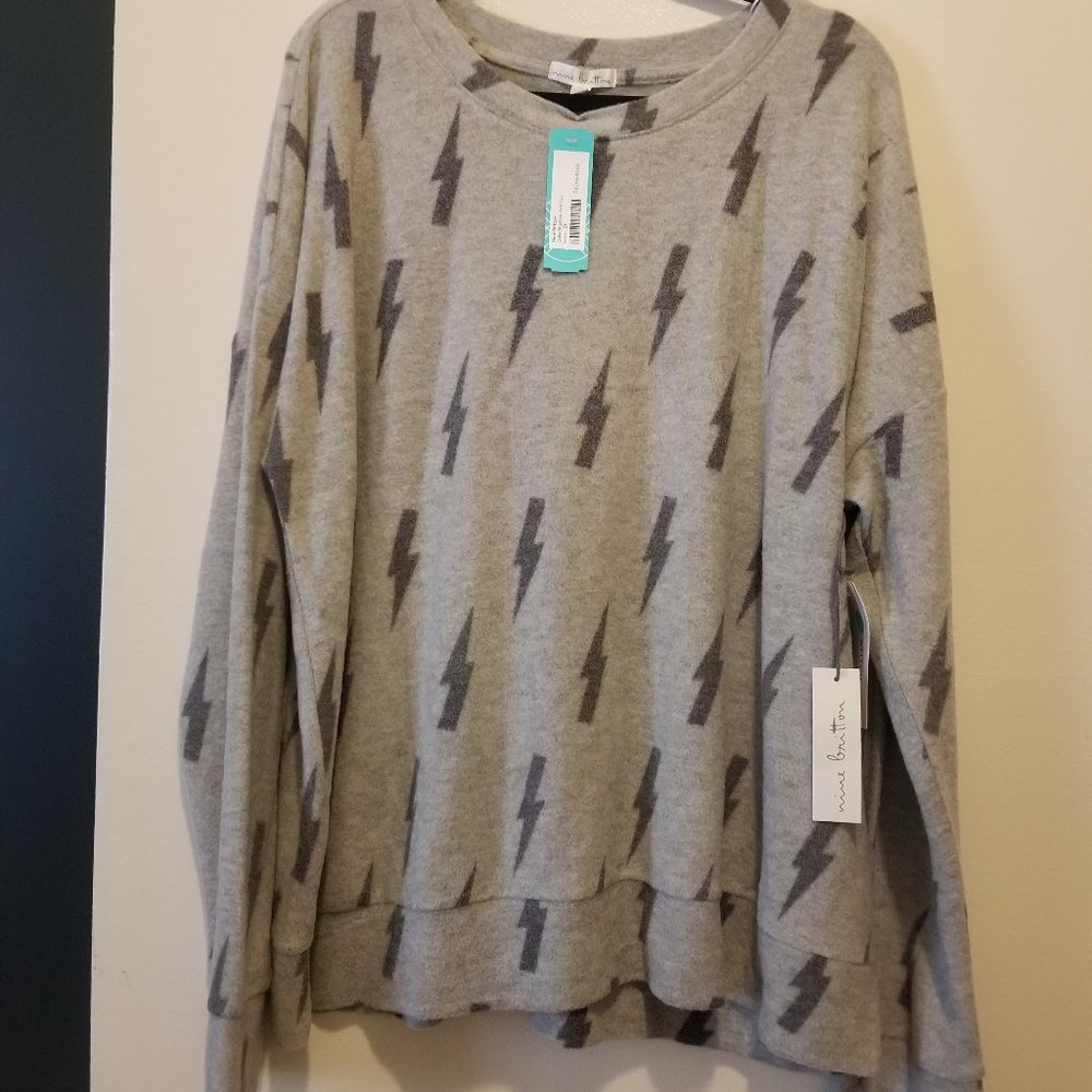 Stitch Fix Nine Britton Women's Dalia Brushed Knit Top 2X